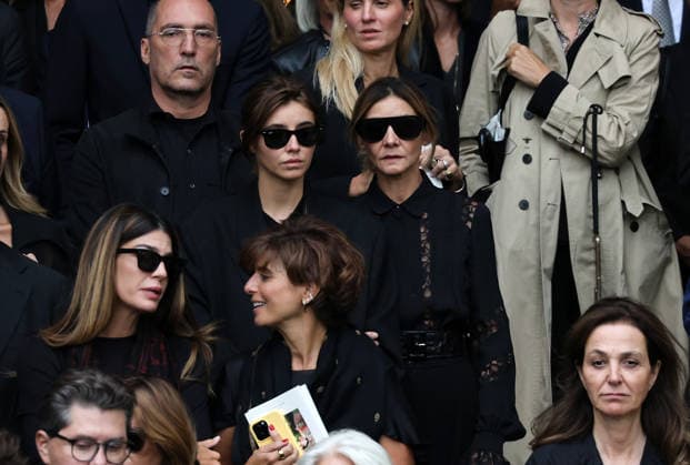 Obseques de Mathilde Favier en l™Ã glise Saint-Sulpice a Paris Obseques de Mathilde Favier en l™Ã glise Saint-Sulpice a Paris Paris, le 31 Aout 2026 Clotilde Courau et sa fille vittoria  Copyright: xDavidxKerx