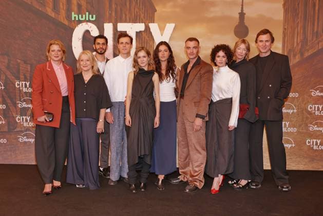 City of Blood Joerdis Triebel, Dagmar Manzel, Mouataz Alshaltouh, Franz Hartwig, Lea Drinda, Soma Pysall, David Schuetter, Melika Foroutan, Jenny Schily, Lars Eidinger Premiere of *City of Blood* at Kino International, Berlin Date: August 31, 2026 Copyright: xEventpress Kratschx