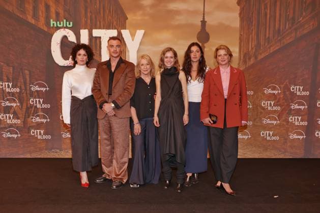 City of Blood Melika Foroutan, David Schuetter, Dagmar Manzel, Lea Drinda, Soma Pysall, Joerdis Triebel Premiere of City of Blood at Kino International, Berlin Date: August 31, 2026 Copyright: xEventpress Kratschx