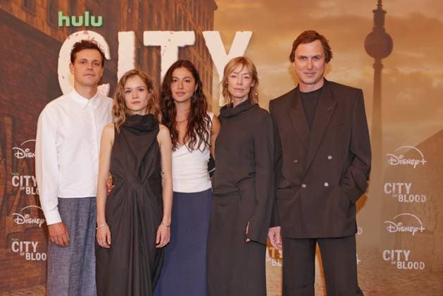 City of Blood Franz Hartwig, Lea Drinda, Soma Pysall, Jenny Schily, Lars Eidinger Premiere of City of Blood at Kino International, Berlin Date: August 31, 2026 Copyright: xEventpress Kratschx