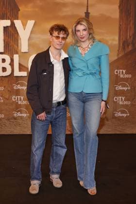 City of Blood Max Schimmelpfennig, Sarah Löwentraut Premiere of City of Blood at Kino International, Berlin Date: August 31, 2026 Copyright: xEventpress Kratschx