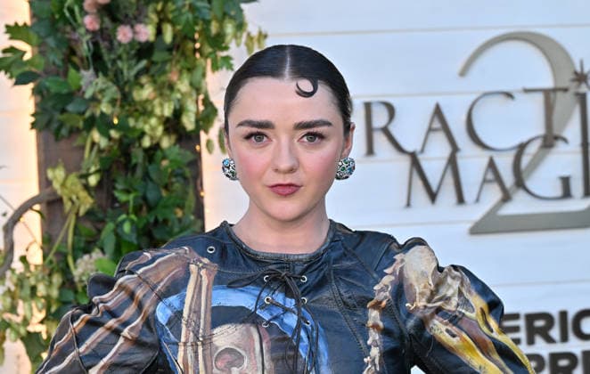 ˜Practical Magic 2™ US Premiere Maisie Williams arriving to the Practical Magic 2 US premiere held at the Directors Village on August 31, 2026 in Westwood, CA. Westwood Directors Village California USA Copyright: xLisaxOConnorx xAFF-USA.comx