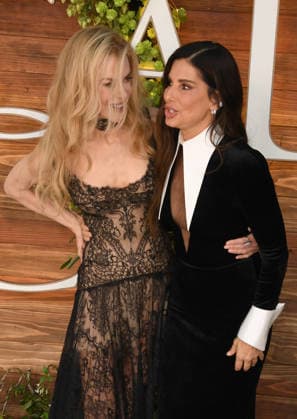 WESTWOOD, CA - AUGUST 31: Nicole Kidman and Sandra Bullock at the US Premiere of Practical Magic 2 on August 31, 2026 at Director™s Village in Westwood, California. Copyright: xJeffreyxMayerx
