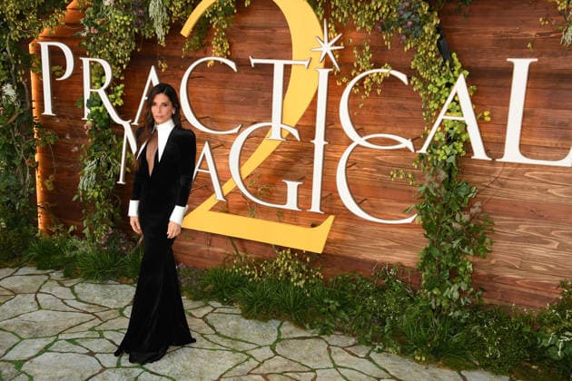 WESTWOOD, CA - AUGUST 31: Sandra Bullock at the US Premiere of Practical Magic 2 on August 31, 2026 at Director™s Village in Westwood, California. Copyright: xJeffreyxMayerx