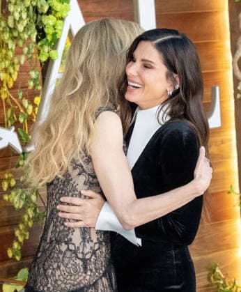 August 31, 2026, Westwood, California, United States: Nichole Kidman, left, and Sandra Bullock arrive on the red carpet premiere of Practical Magic 2 at the Directors Village in Westwood California on Aug. 31, 2026. Westwood United States  - ZUMAt169 20260831_zep_t169_008 Copyright: xConnorxTerryx