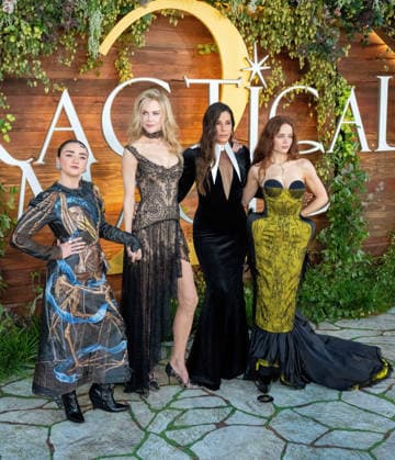 August 31, 2026, Westwood, California, United States: Maisie Williams, left, Nichole Kidman, Sandra Bullock and Joey King arrive on the red carpet premiere of Practical Magic 2 at the Directors Village in Westwood California on Aug. 31, 2026. Westwood United States  - ZUMAt169 20260831_zep_t169_011 Copyright: xConnorxTerryx