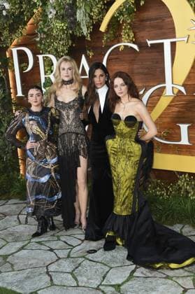 Nicole Kidman, Sandra Bullock, Maisie Williams, Joey King at arrivals for PRACTICAL MAGIC 2 Premiere, Directors Village Westwood Theater - American Cinematheque, Los Angeles, CA, August 31, 2026. Photo By: Elizabeth Goodenough Everett Collection PRACTICAL MAGIC 2 Premiere PUBLICATIONXNOTxINxCANxCHNxFRAxITAxJPNxNORxPOLxRUSxESPxUKxUSA