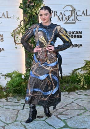 ˜Practical Magic 2™ US Premiere Maisie Williams arriving to the Practical Magic 2 US premiere held at the Directors Village on August 31, 2026 in Westwood, CA. Westwood Directors Village California USA Copyright: xLISAxOConnorx xAFF-USA.comx