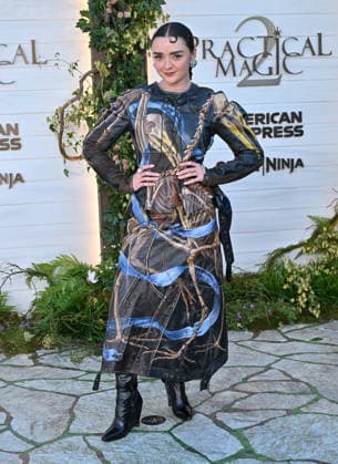 ˜Practical Magic 2™ US Premiere Maisie Williams arriving to the Practical Magic 2 US premiere held at the Directors Village on August 31, 2026 in Westwood, CA. Westwood Directors Village California USA Copyright: xLISAxOConnorx xAFF-USA.comx