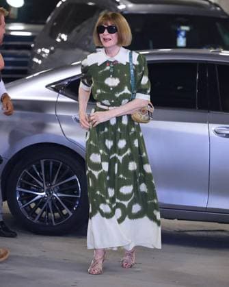Celebs arrive at the US Open - NYC Anna Wintour arrives at the night session on day 2 at the US Open in New York, NY on August 31, 2026. Photo by Charles Guerin ABACAPRESS.COM New York City NY United States  Copyright: xGuerinxCharles ABACAx