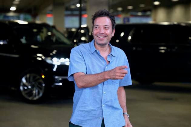 Celebs arrive at the US Open - NYC Jimmy Fallon arrives at the night session on day 2 at the US Open in New York, NY on August 31, 2026. Photo by Charles Guerin ABACAPRESS.COM New York City NY United States  Copyright: xGuerinxCharles ABACAx