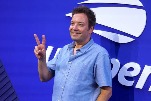 Celebs arrive at the US Open - NYC Jimmy Fallon arrives at the night session on day 2 at the US Open in New York, NY on August 31, 2026. Photo by Charles Guerin ABACAPRESS.COM New York City NY United States  Copyright: xGuerinxCharles ABACAx