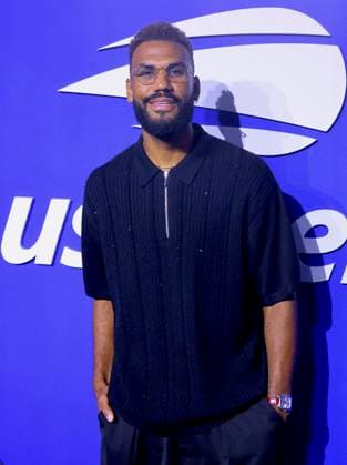 Celebs arrive at the US Open - NYC Eric Maxim Choupo-Moting arrives at the night session on day 2 at the US Open in New York, NY on August 31, 2026. Photo by Charles Guerin ABACAPRESS.COM New York City NY United States  Copyright: xGuerinxCharles ABACAx