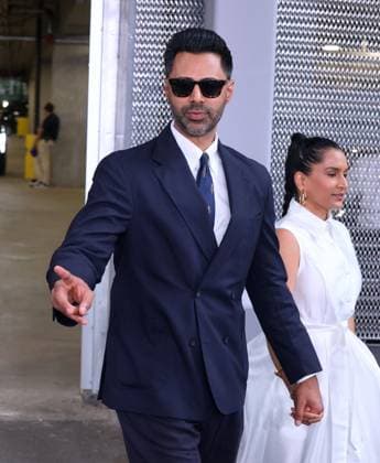 Celebs arrive at the US Open - NYC Hasan Minhaj with his wife arrive at the night session on day 2 at the US Open in New York, NY on August 31, 2026. Photo by Charles Guerin ABACAPRESS.COM New York City NY United States  Copyright: xGuerinxCharles ABACAx