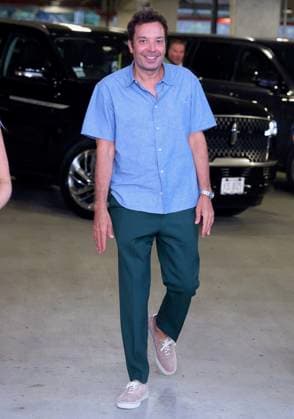 Celebs arrive at the US Open - NYC Jimmy Fallon arrives at the night session on day 2 at the US Open in New York, NY on August 31, 2026. Photo by Charles Guerin ABACAPRESS.COM New York City NY United States  Copyright: xGuerinxCharles ABACAx