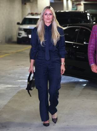 Celebs arrive at the US Open - NYC Lindsey Vonn arrives at the night session on day 2 at the US Open in New York, NY on August 31, 2026. Photo by Charles Guerin ABACAPRESS.COM New York City NY United States  Copyright: xGuerinxCharles ABACAx