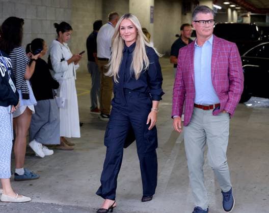 Celebs arrive at the US Open - NYC Lindsey Vonn arrives at the night session on day 2 at the US Open in New York, NY on August 31, 2026. Photo by Charles Guerin ABACAPRESS.COM New York City NY United States  Copyright: xGuerinxCharles ABACAx