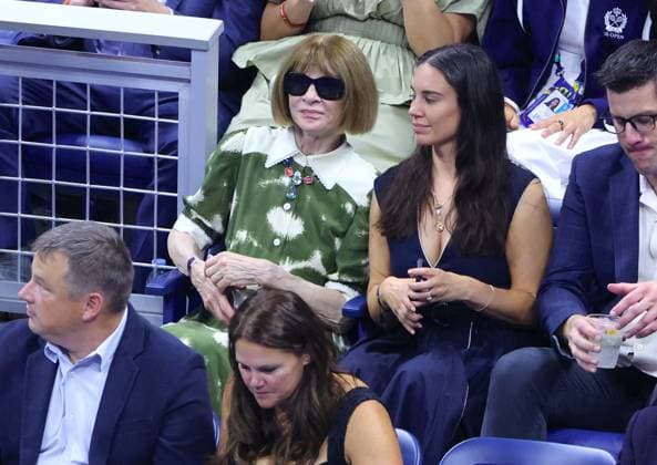 Us Open - Anna Wintour In The Stands Anna Wintour attends the night session on day 2 at te US Open in New York, NY on August 31, 2026. Photo by Dylan Travis ABACAPRESS.COM New York NY United States  Copyright: xDylanxTravis ABACAx