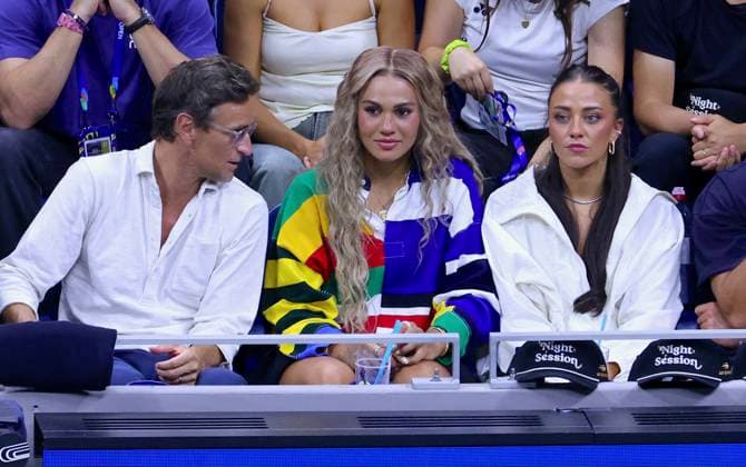 Us Open - Trinity Rodman In The Stands Ben Shelton s girlfriend Trinity Rodman attends the night session on day 2 at te US Open in New York, NY on August 31, 2026. Photo by Dylan Travis ABACAPRESS.COM New York City NY United States  Copyright: xDylanxTravis ABACAx