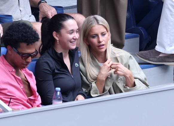 Us Open - Caroline Daur and Eva Lys In The Stands Caroline Daur and German tennis player Eva Lys attend the night session on day 2 at te US Open in New York, NY on August 31, 2026. Photo by Dylan Travis ABACAPRESS.COM New York NY  Copyright: xDylanxTravis ABACAx