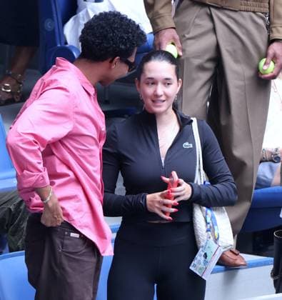 Us Open - Caroline Daur and Eva Lys In The Stands Caroline Daur and German tennis player Eva Lys attend the night session on day 2 at te US Open in New York, NY on August 31, 2026. Photo by Dylan Travis ABACAPRESS.COM New York NY  Copyright: xDylanxTravis ABACAx