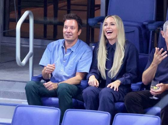 Us Open - Jimmy Fallon and Lindsey Vonn In The Stands Jimmy Fallon and Lindsey Vonn attend the night session on day 2 at te US Open in New York, NY on August 31, 2026. Photo by Dylan Travis ABACAPRESS.COM New York NY  Copyright: xDylanxTravis ABACAx