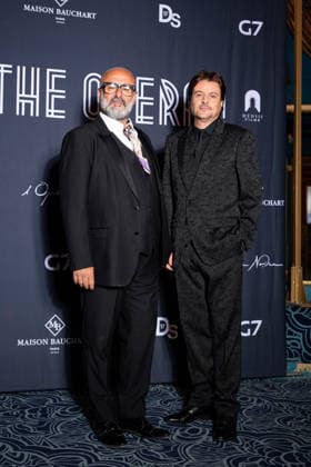 Davide Livermore and Paolo Gep Cucco at the premiere of the film *The Opera* at the Folies Bergère in Paris on August 31, 2026. Photo by Pierre Perusseau, Bestimage. Premiere of the film *The Opera* at the Folies Bergère in Paris on August 31, 2026. Paris, France  Copyright: xPierrexPerusseaux xBestimagexPierrexPerusseaux xBestimagex