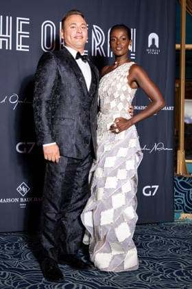 Valentino Buzza and Mariam Battistelli at the premiere of the film *The Opera* at the Folies Bergère in Paris on August 31, 2026. Pierre Perusseau, Bestimage. Premiere of the film *The Opera* at the Folies Bergère in Paris on August 31, 2026. Paris, France  Copyright: xPierrexPerusseaux xBestimagexPierrexPerusseaux xBestimagex