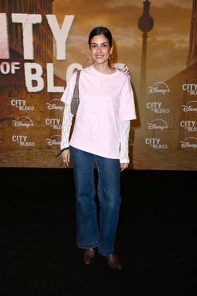Sogol Faghani at the premiere of the Hulu Original series *City of Blood* at Kino International in Berlin, August 31, 2026 Foto:xN.xKubelkax xFuturexImagex blood_6823