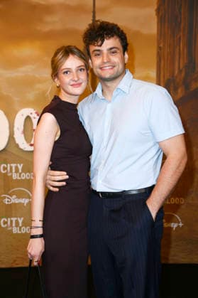 Daniel Zorn with Laura at the premiere of the Hulu Original series *City of Blood* at the Kino International in Berlin, August 31, 2026 Foto:xN.xKubelkax xFuturexImagex blood_6837