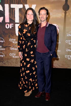 Annie Mosebach and Tom Schilling at the premiere of the Hulu Original series *City of Blood* at Kino International in Berlin, August 31, 2026 Foto:xN.xKubelkax xFuturexImagex blood_6853