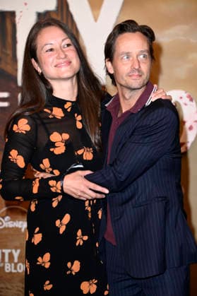 Annie Mosebach and Tom Schilling at the premiere of the Hulu Original series *City of Blood* at Kino International in Berlin, August 31, 2026 Foto:xN.xKubelkax xFuturexImagex blood_6856