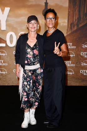 Jiska Morgenthal and Mo Asumang at the premiere of the Hulu Original series *City of Blood* at Kino International in Berlin, August 31, 2026 Foto:xN.xKubelkax xFuturexImagex blood_6857