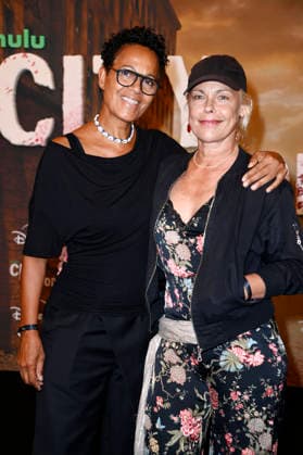 Mo Asumang and Jiska Morgenthal at the premiere of the Hulu Original series *City of Blood* at Kino International in Berlin, August 31, 2026 Foto:xN.xKubelkax xFuturexImagex blood_6859