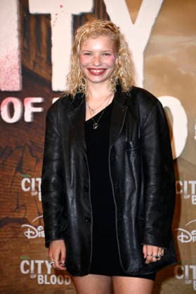 Luisa Celine Gaffron at the premiere of the Hulu Original series *City of Blood* at Kino International in Berlin, August 31, 2026 Foto:xN.xKubelkax xFuturexImagex blood_6862