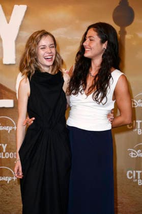Lea Drinda and Soma Pysall at the premiere of the Hulu Original series *City of Blood* at Kino International in Berlin, August 31, 2026 Foto:xN.xKubelkax xFuturexImagex blood_6890