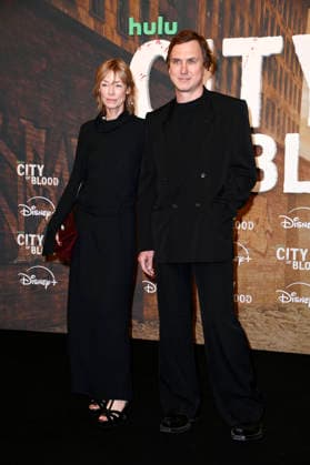 Jenny Schily and Lars Eidinger at the premiere of the Hulu Original series *City of Blood* at Kino International in Berlin, August 31, 2026 Foto:xN.xKubelkax xFuturexImagex blood_6901