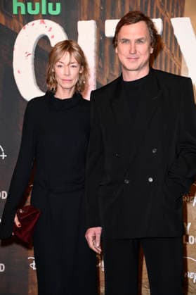 Jenny Schily and Lars Eidinger at the premiere of the Hulu Original series *City of Blood* at Kino International in Berlin, August 31, 2026 Foto:xN.xKubelkax xFuturexImagex blood_6902