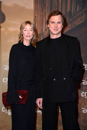 Jenny Schily and Lars Eidinger at the premiere of the Hulu Original series *City of Blood* at Kino International in Berlin, August 31, 2026 Foto:xN.xKubelkax xFuturexImagex blood_6903