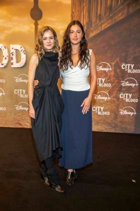 ABB CITYBLOOD s Lea Drinda and Soma Pysall attend the premiere of the German Hulu Original series *City of Blood* at Kino International on August 31, 2026, in Berlin, Germany
