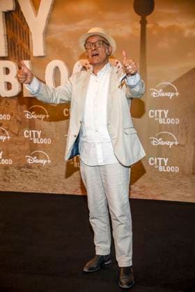 ABB CITYBLOOD: Ramin Yazdani attends the premiere of the German Hulu Original series *City of Blood* at Kino International on August 31, 2026, in Berlin, Germany