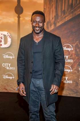 ABB CITYBLOOD: Jerry Kwarteng attends the premiere of the German Hulu Original series *City of Blood* at Kino International on August 31, 2026, in Berlin, Germany