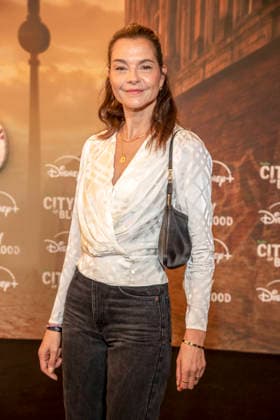 ABB CITYBLOOD: Susan Hoecke attends the premiere of the German Hulu Original series *City of Blood* at Kino International on August 31, 2026, in Berlin, Germany