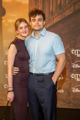 ABB CITYBLOOD: Laura Mielke and Daniel Zorn attend the premiere of the German Hulu Original series *City of Blood* at Kino International on August 31, 2026, in Berlin, Germany