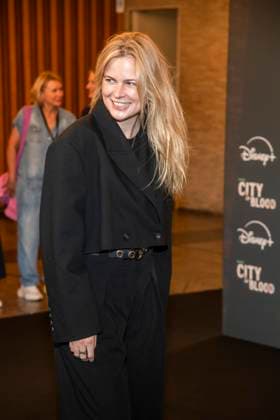 ABB CITYBLOOD s Kara Edenberg attended the premiere of the German Hulu Original series *City of Blood* at Kino International on August 31, 2026, in Berlin, Germany