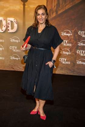 ABB CITYBLOOD: Ilknur Boyraz attends the premiere of the German Hulu Original series *City of Blood* at Kino International on August 31, 2026, in Berlin, Germany