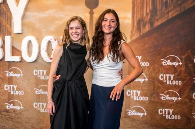 ABB CITYBLOOD s Lea Drinda and Soma Pysall attend the premiere of the German Hulu Original series *City of Blood* at Kino International on August 31, 2026, in Berlin, Germany