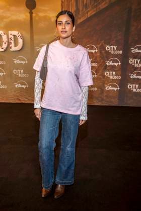 ABB CITYBLOOD Sogol Faghani attends the premiere of the German Hulu Original series *City of Blood* at Kino International on August 31, 2026, in Berlin, Germany
