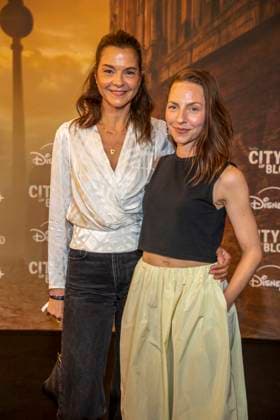 ABB CITYBLOOD: Susan Hoecke and Katharina Schuettler attend the premiere of the German Hulu Original series *City of Blood* at Kino International on August 31, 2026, in Berlin, Germany
