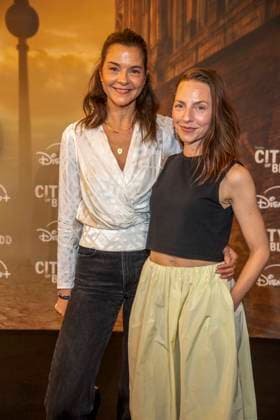 ABB CITYBLOOD: Susan Hoecke and Katharina Schuettler attend the premiere of the German Hulu Original series *City of Blood* at Kino International on August 31, 2026, in Berlin, Germany